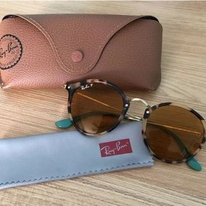 Ray Ban women’s touch flecks tortoise